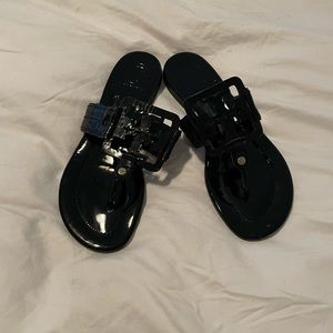 Tory Burch Miller patent leather sandals
